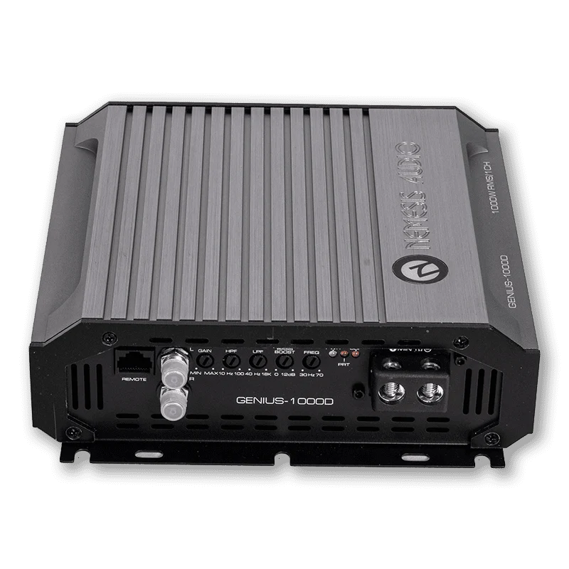 Nemesis Audio GENIUS-1000D 1000W RMS Smart Amplifier 1-Ohm/2-Ohm