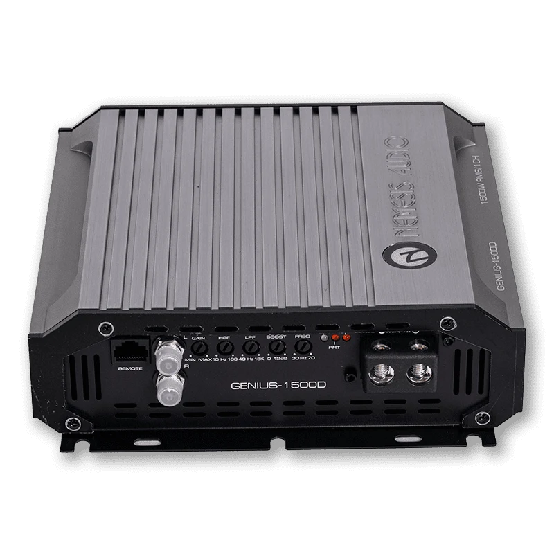 Nemesis Audio GENIUS-1500D 1500W RMS Smart Amplifier 1-Ohm/2-Ohm Nemesis Audio