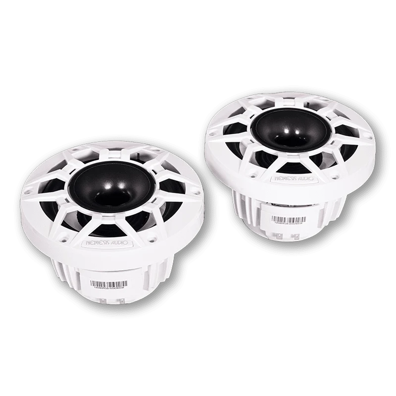 Nemesis Audio NA-M65RGB 6.5" 150W RMS 2-Way Marine Speakers w/ RGB LED (Pair)