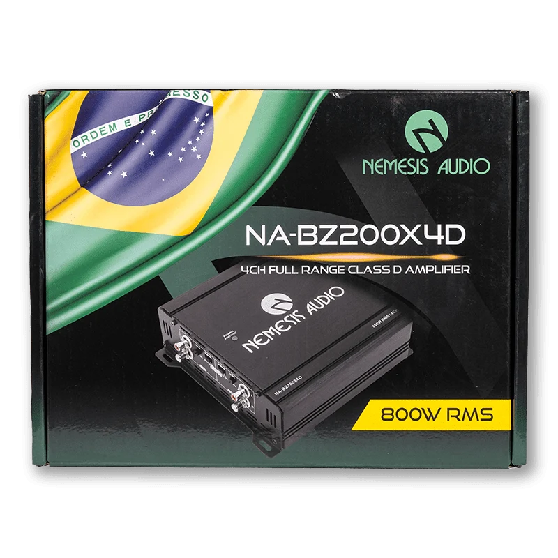 Nemesis Audio NA-BZ200X4D | 4-Channel Full Range Class D Amplifier