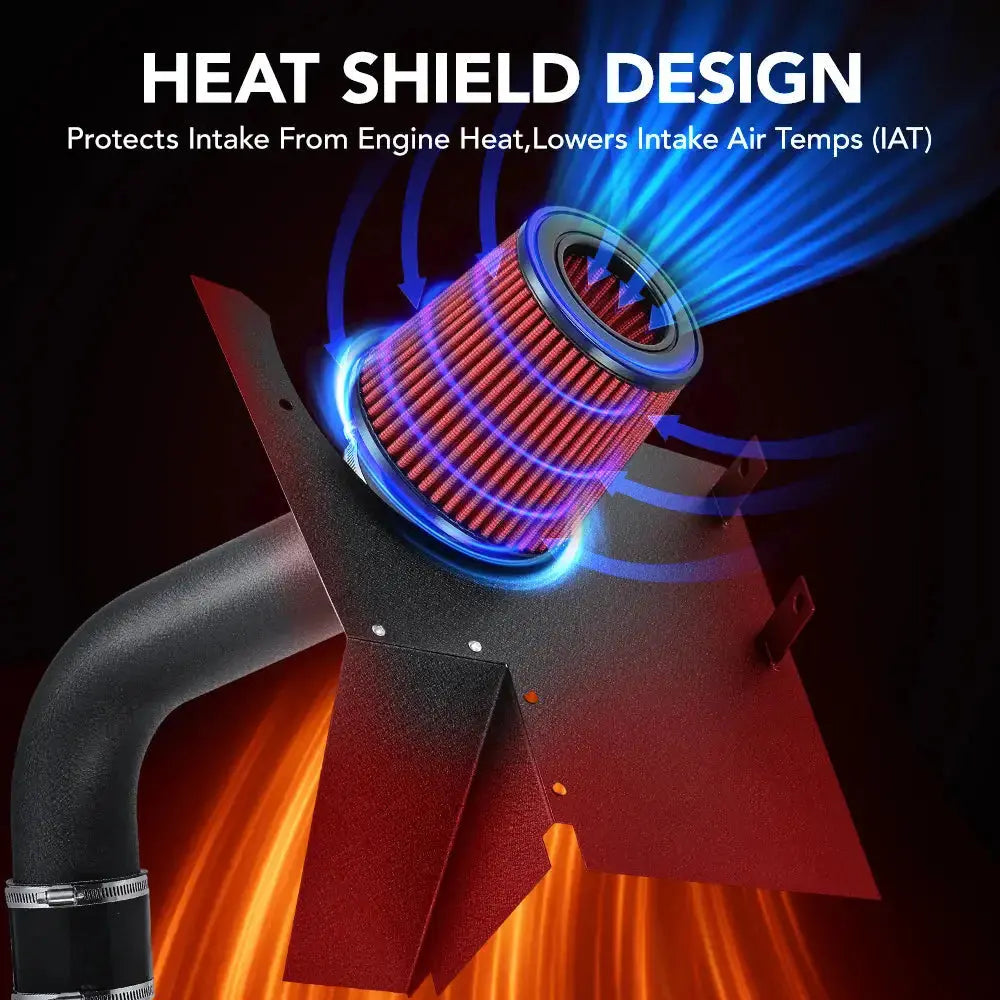 Flashark Cold Air Intake for Audi B8/B8.5 S4 S5 Q5 SQ5 3.0T V6