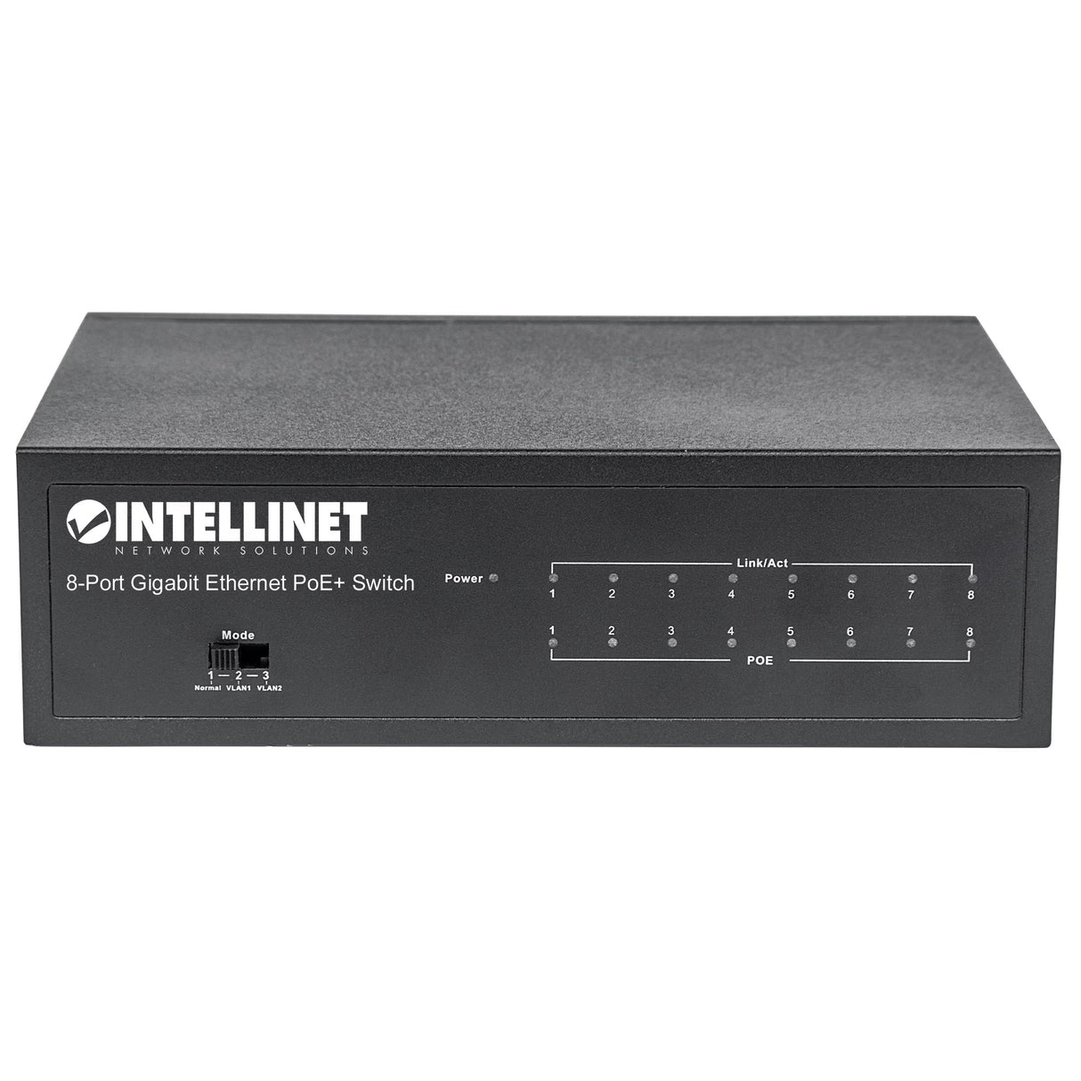 Intellinet® 60W 8-Port Gigabit Ethernet PoE+ Switch TekShack