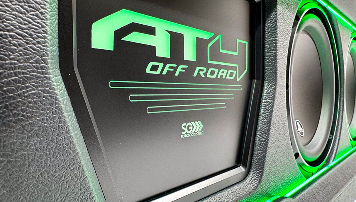 Custom JL Audio Four 8-inch Front-Firing Vented Sub Enclosure: 2019–2026 GMC & Chevy Sounds Good Stereo