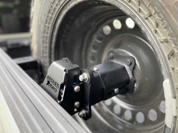 JT Stand Up Bed Mounted Tire Carrier