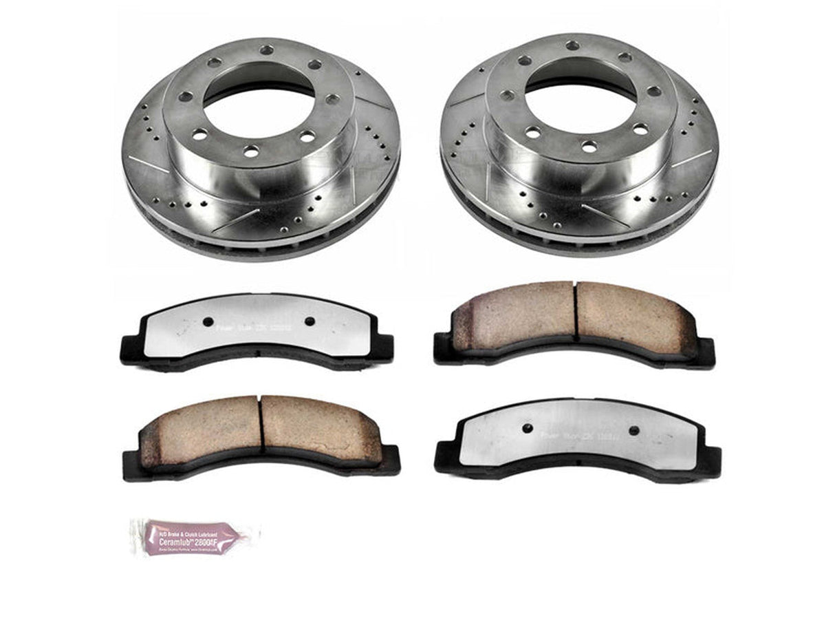 Powerstop Z36 Extreme Front Brake Kit, 1999 Ford Powerstroke Powerstop Brakes