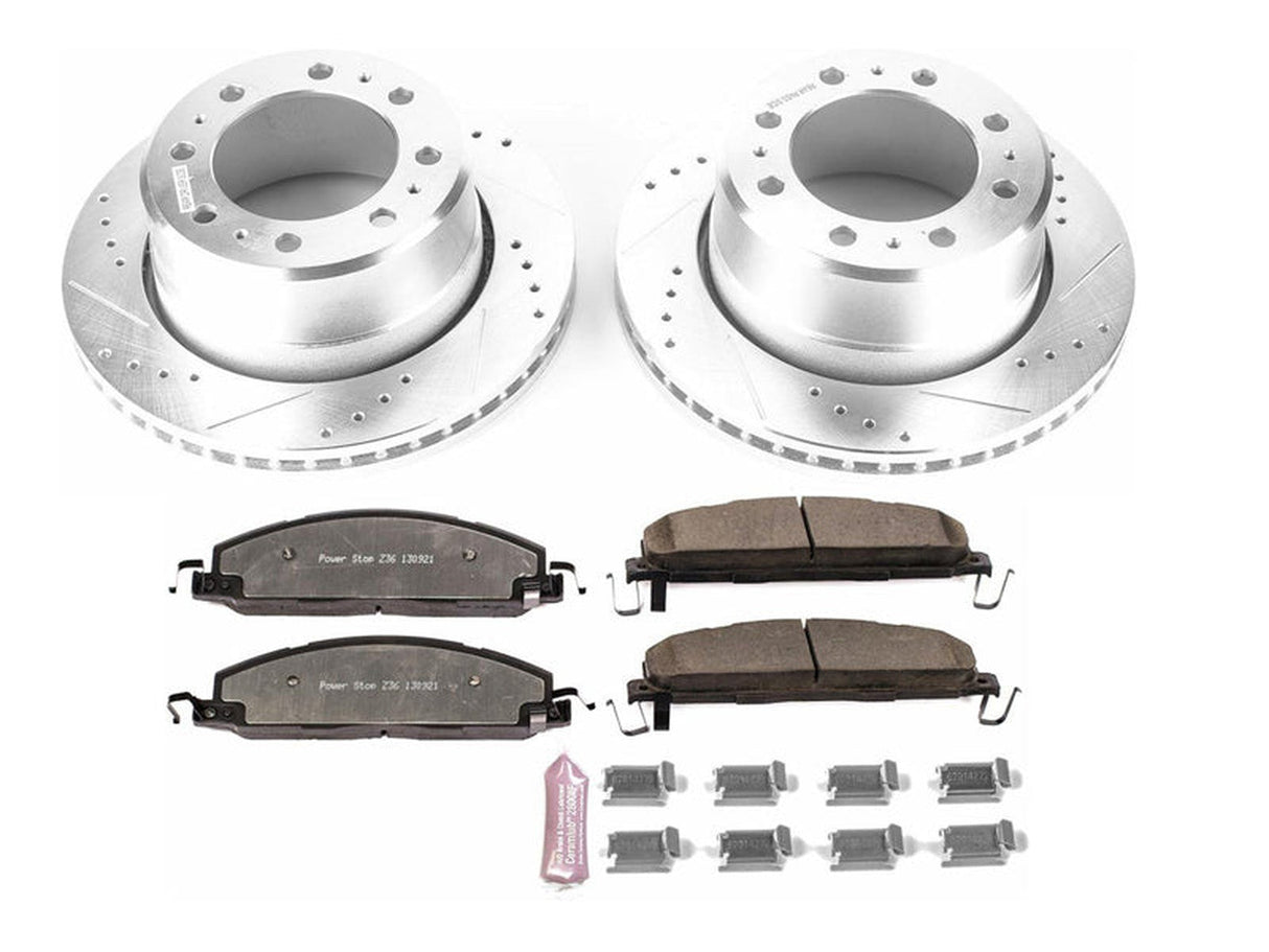 Powerstop Z36 Extreme Rear Brake Kit, 2013-2018 Dodge Ram Cummins Powerstop Brakes