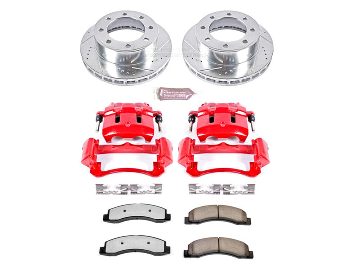 Powerstop Z36 Extreme Front Brake Kit with Calipers, 1999-2004 Ford Powerstroke Powerstop Brakes