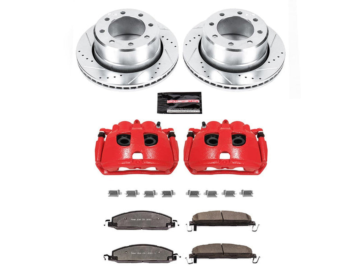 Powerstop Z36 Extreme Rear Brake Kit with Calipers, 2009-2018 Dodge Ram Cummins Powerstop Brakes