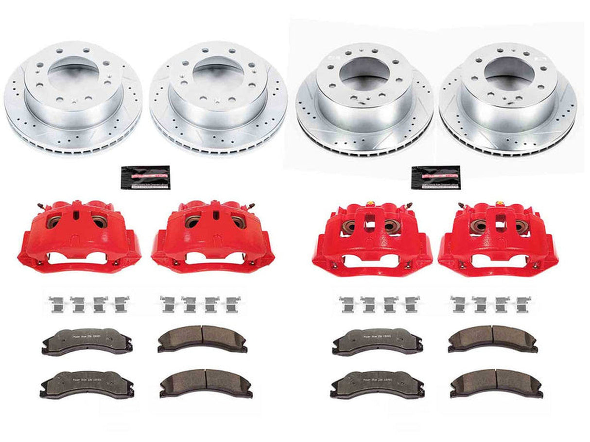 Powerstop Z36 Extreme Front and Rear Brake Kit, 2011 GM 6.6L Duramax Powerstop Brakes