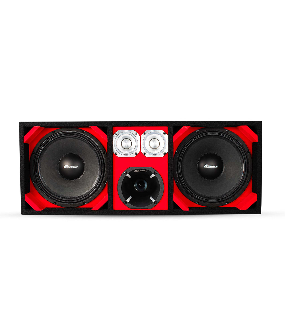 KTPON-212RED / DUAL 12" Comando Audio Inc.