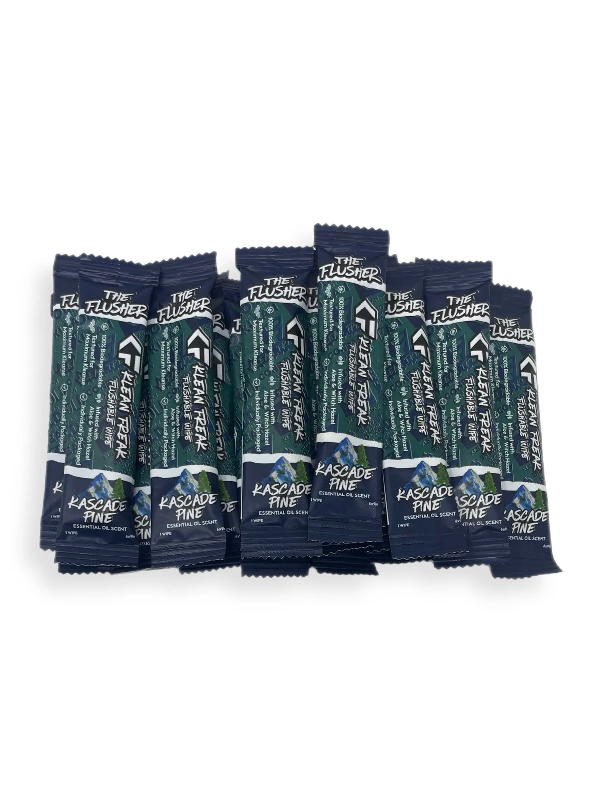 The Flusher - 100 Pack - Flushable Wipes Klean Freak
