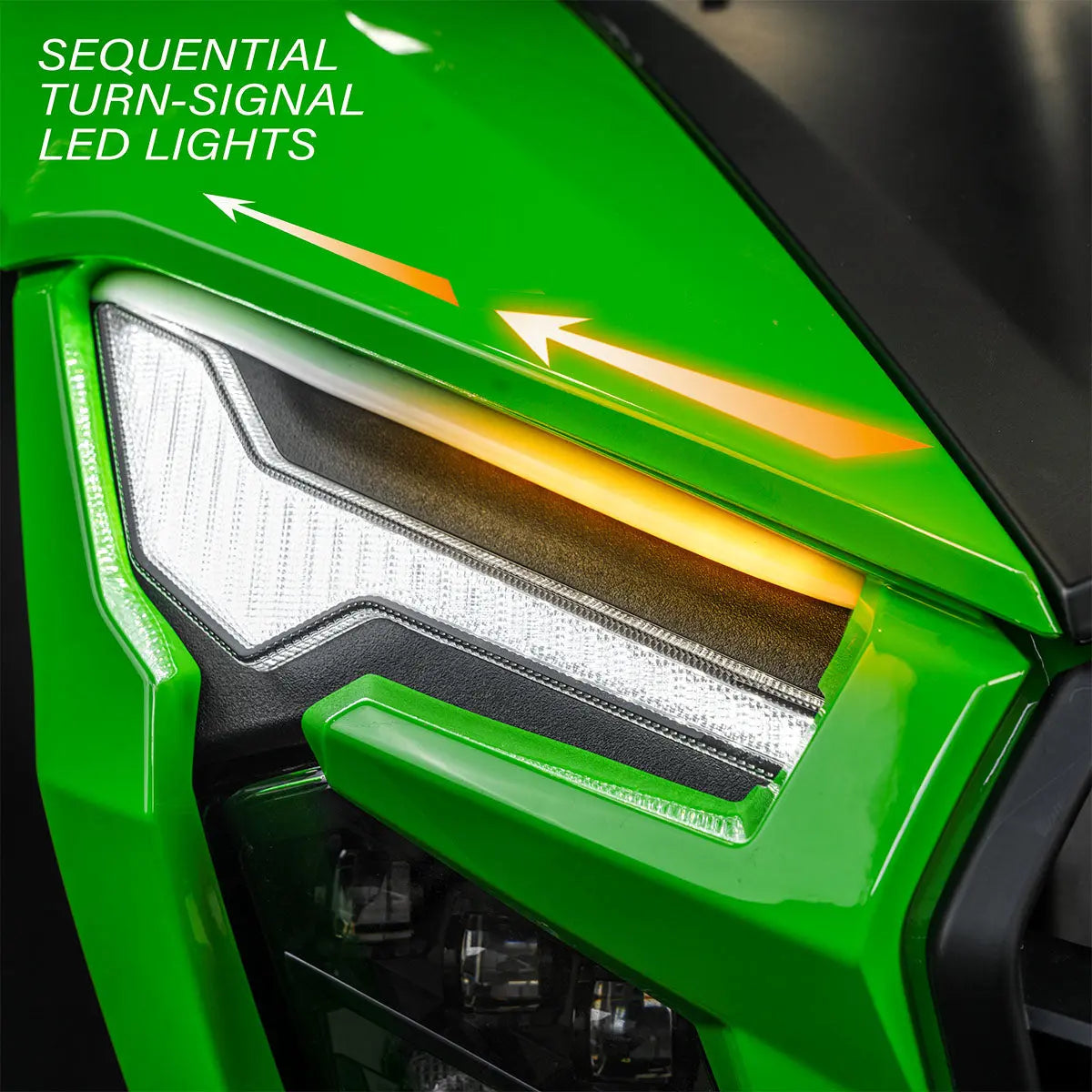 Turn-Signal Plug-&-Play Kit | 2026 Kawasaki® Teryx H2 | Sequential Front LED Lights w/Taillight Integration SWITCH Works