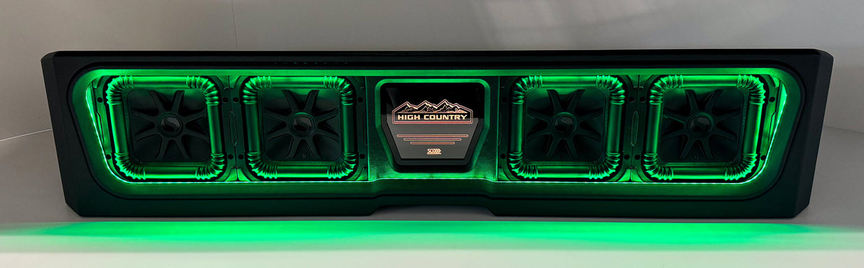 Custom Kicker Four L7S 8-inch Front-Firing Vented Sub Enclosure: 2019–2026 GMC & Chevy Sounds Good Stereo