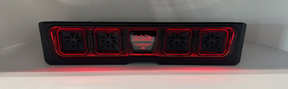 Custom Kicker Four L7S 8-inch Front-Firing Vented Sub Enclosure: 2019–2026 GMC & Chevy Sounds Good Stereo