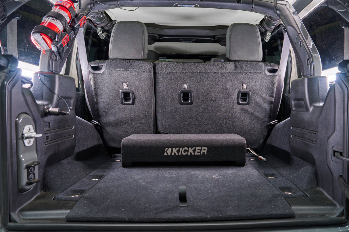 Kicker Plug & Play Full System 5-Channel, 8-Speakers CS, Sub Bundle | '18- '23 JL Wrangler/ '20- '23 JT Gladiator