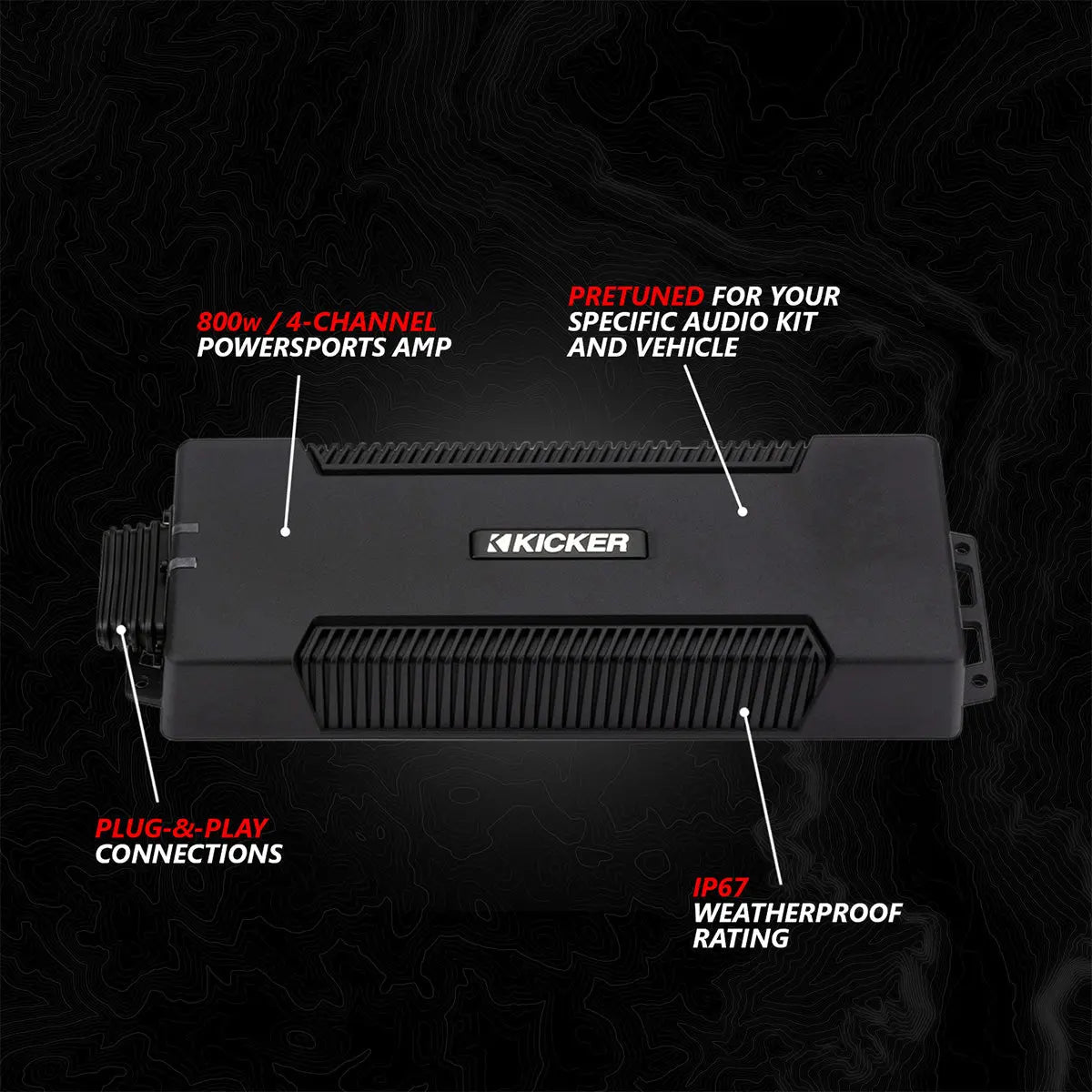 2017-2026 Can-Am® X3, Phase-4 V-Spec 5-Speaker 1650watt System w/MRB4 SSV Works