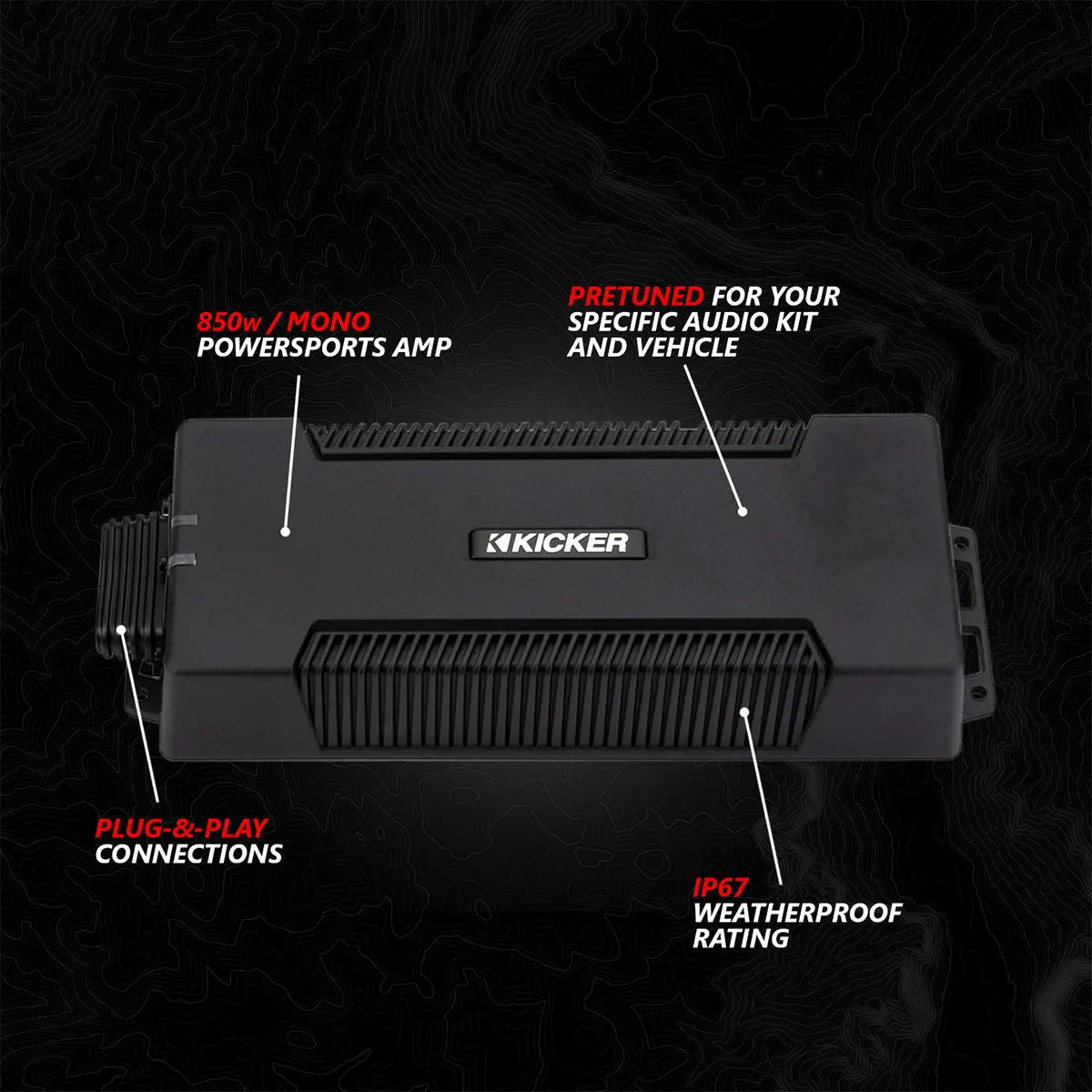 2017-2026 Can-Am® X3, Phase-6 K-Spec 6-Speaker 1650watt System w/MRB4 SSV Works