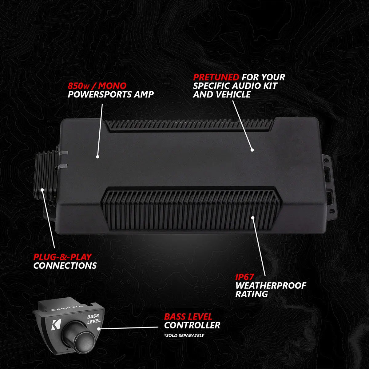 2020-2024 Polaris® RZR PRO Series Phase-5 V-Spec 5-Speaker 1400watt System w/MRB4 SSV Works