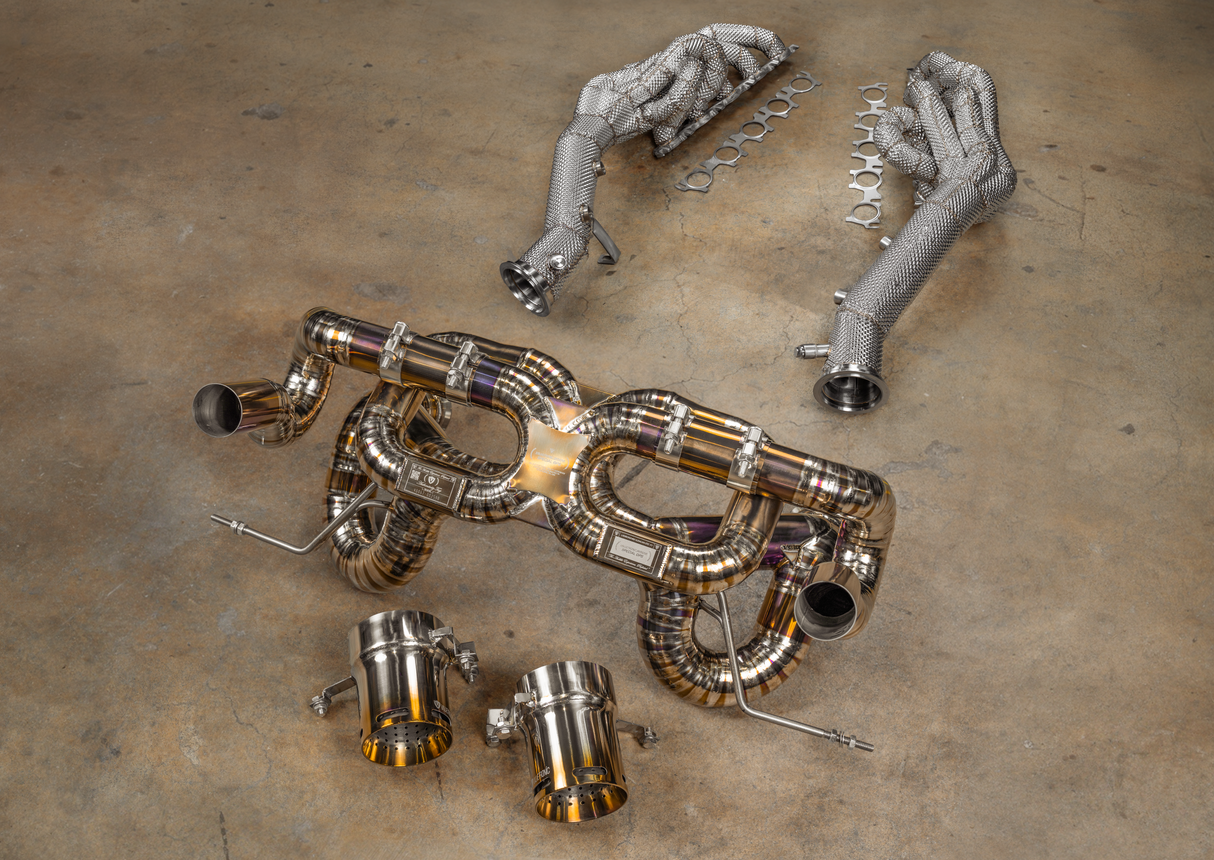 Lamborghini Huracan Performante / EVO / STO / Tecnica True F1 / Valved Exhaust system Valvetronic Designs