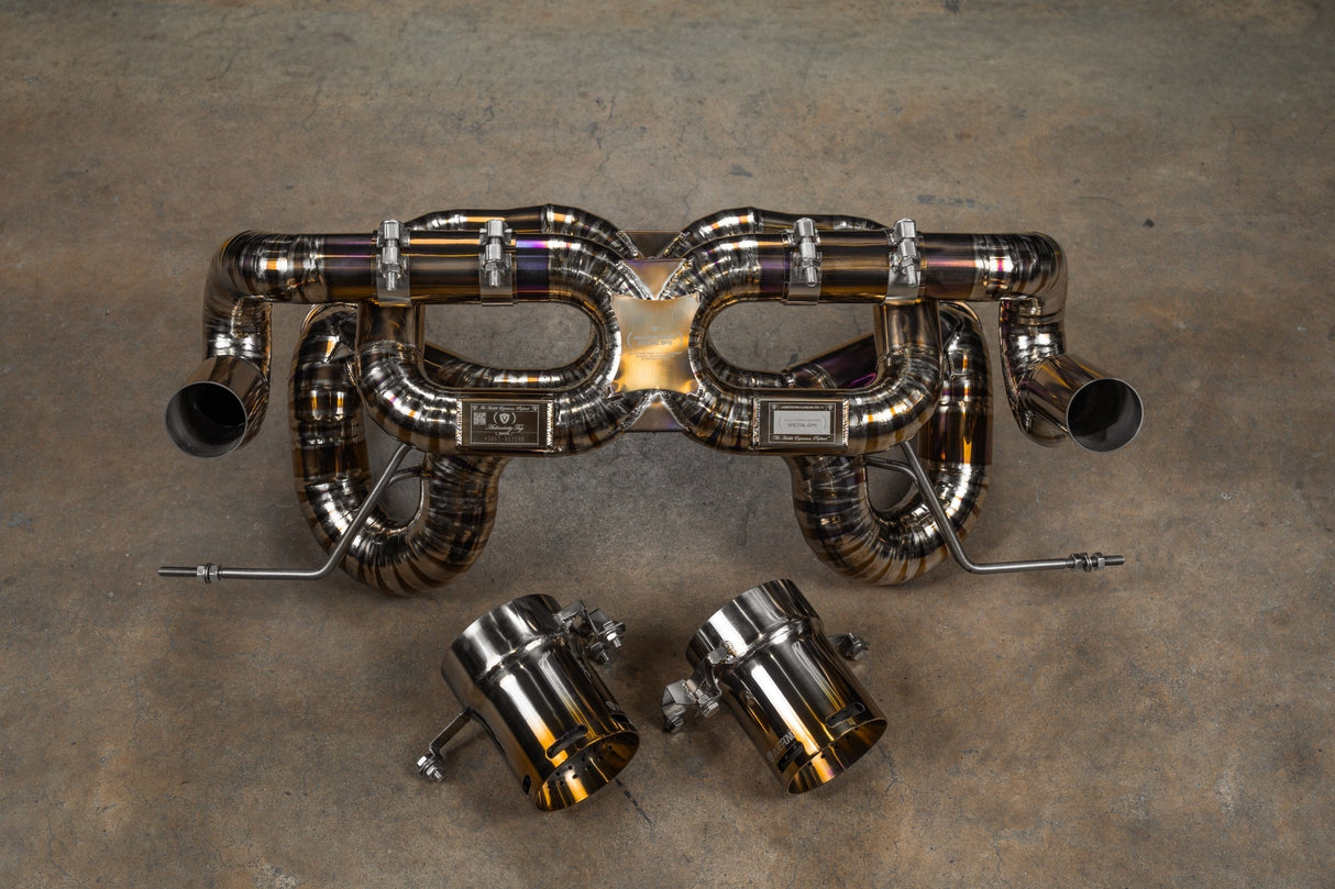 Lamborghini Huracan Performante / EVO / STO / Tecnica True F1 / Valved Exhaust system Valvetronic Designs