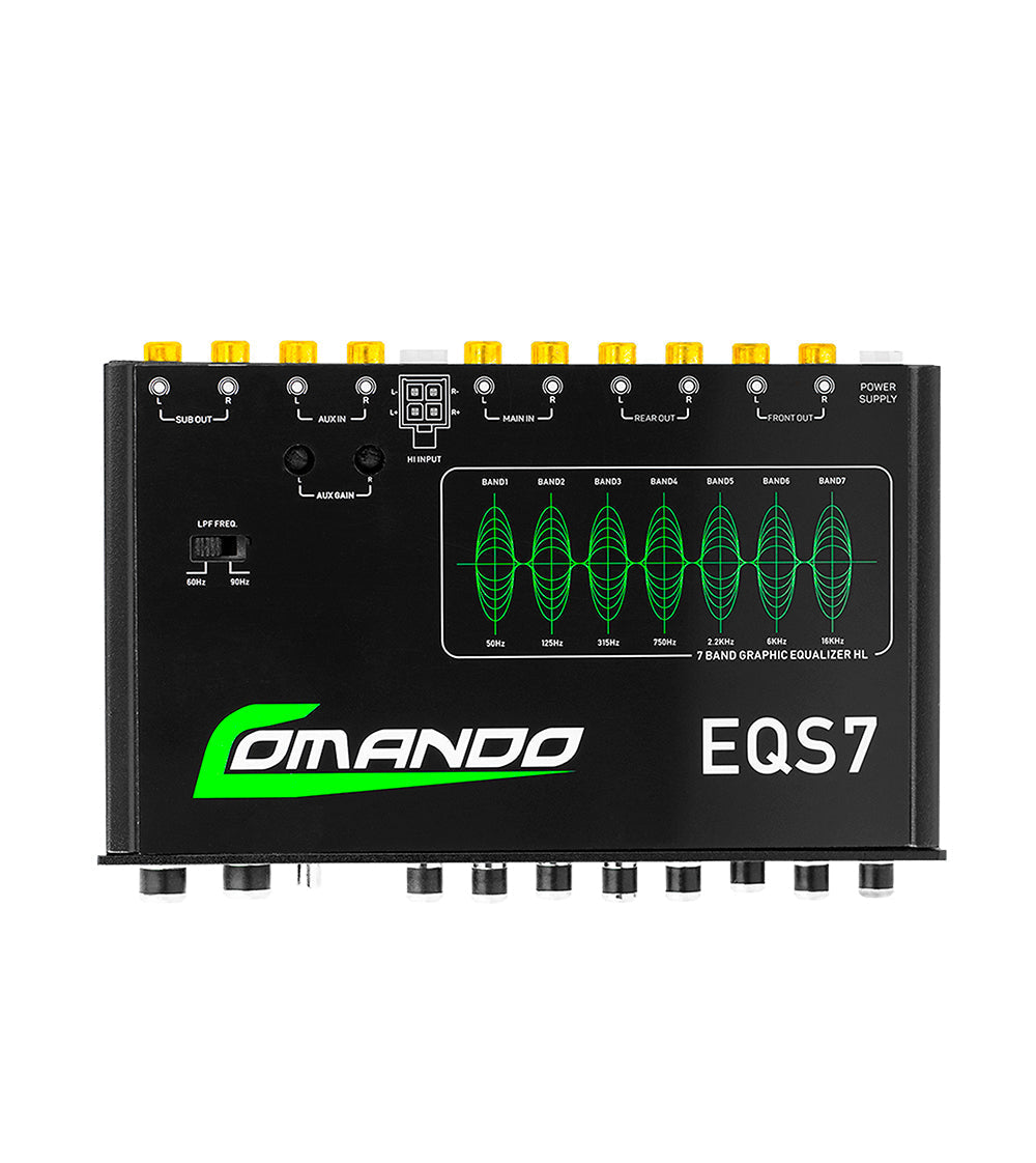 EQS7 | 7 Bands Equalizer Comando Audio