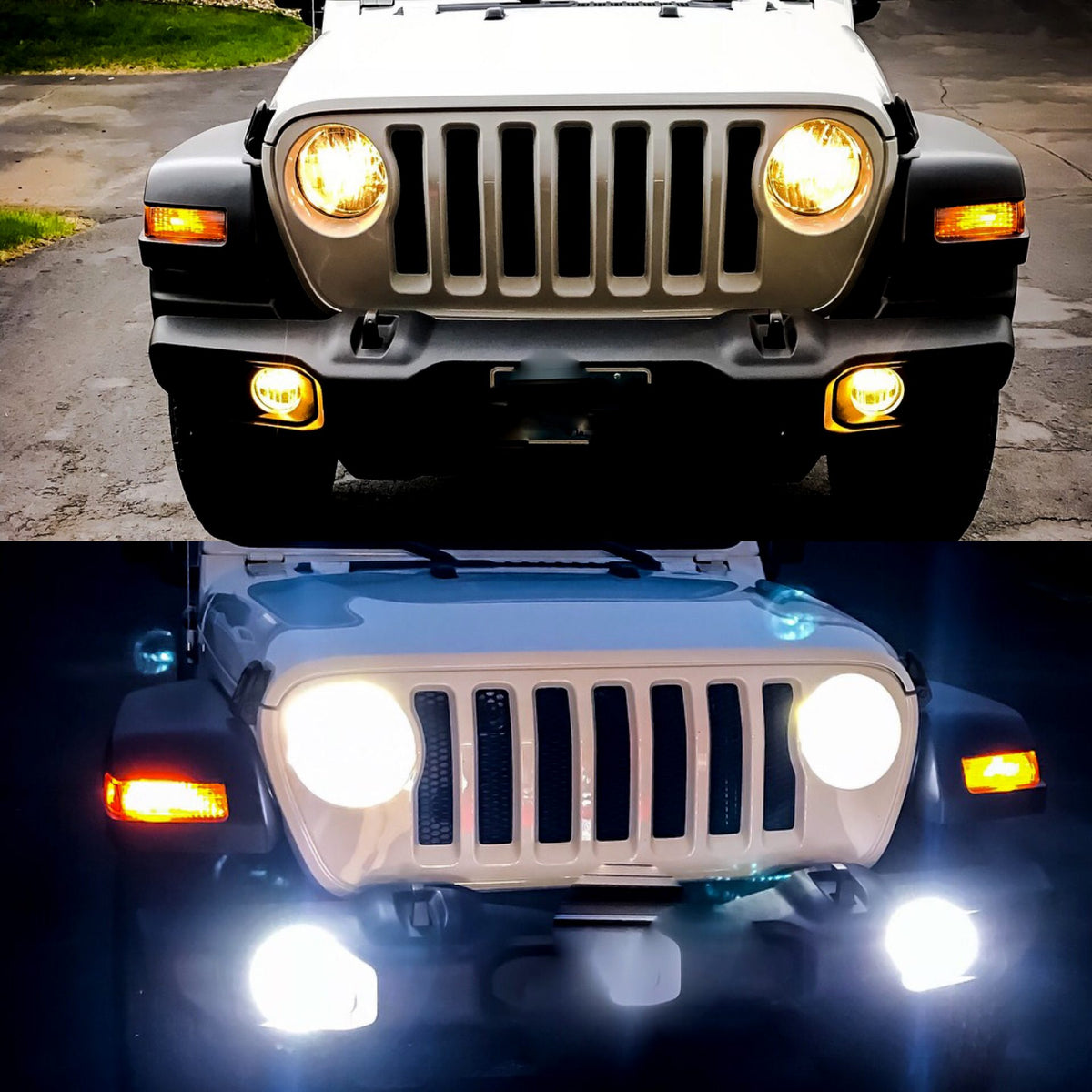 H4 9003 12V High-Power (Hi & Low Beam) Headlight Bulbs LED