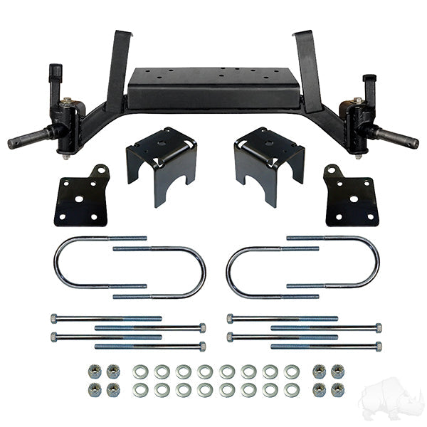 RHOX 5" Axle 3" & 6" Spindle Lift Kit EZGO TXT