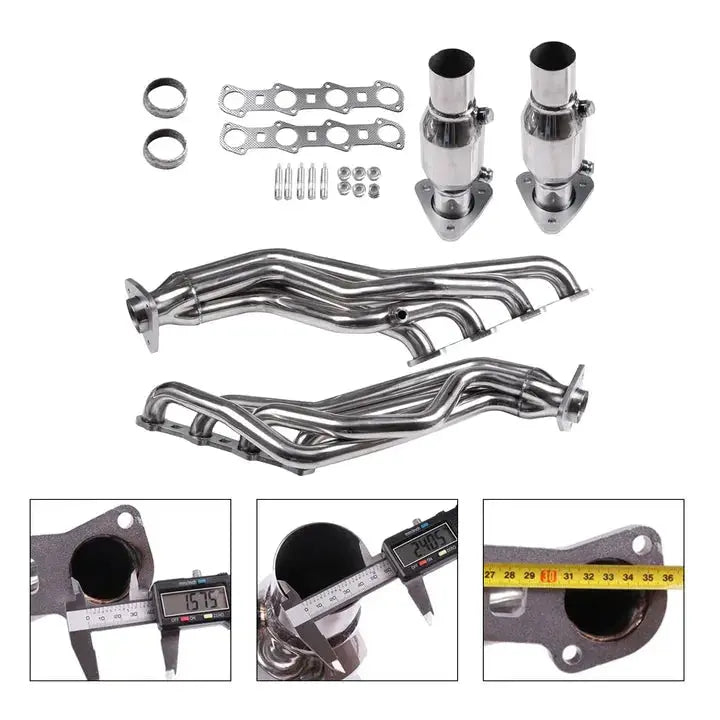 Exhaust Header for 1997-2004 Ford F-150(Incl. 2004 Heritage) / F-250 5.4L V8 O2/EGR Compatible