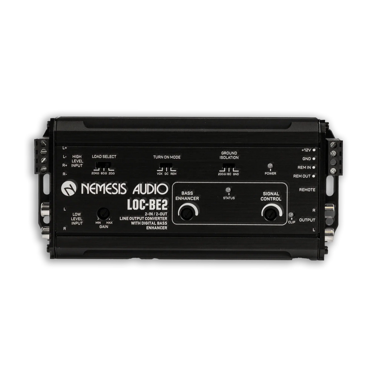 Nemesis Audio LOC-BE2 2-Channel Line Output Convertor With Digital Bass Enhancement Processor
