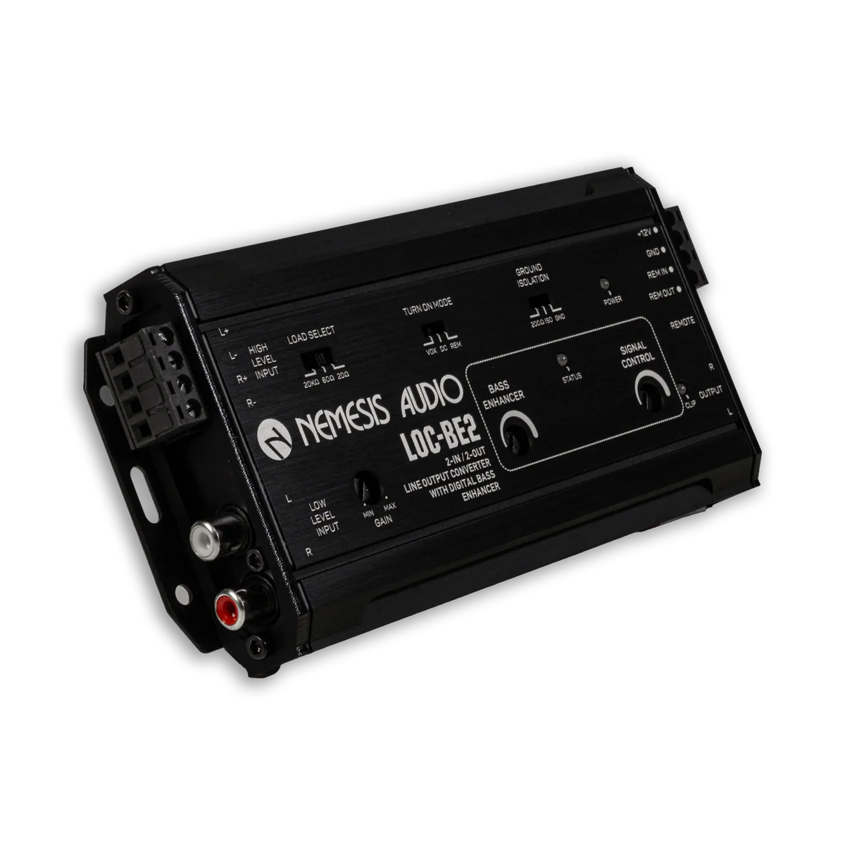 Nemesis Audio LOC-BE2 2-Channel Line Output Convertor With Digital Bass Enhancement Processor