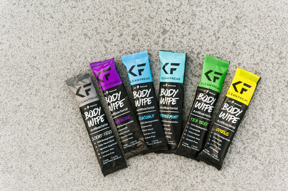 Body Wipes - Trial Run Klean Freak