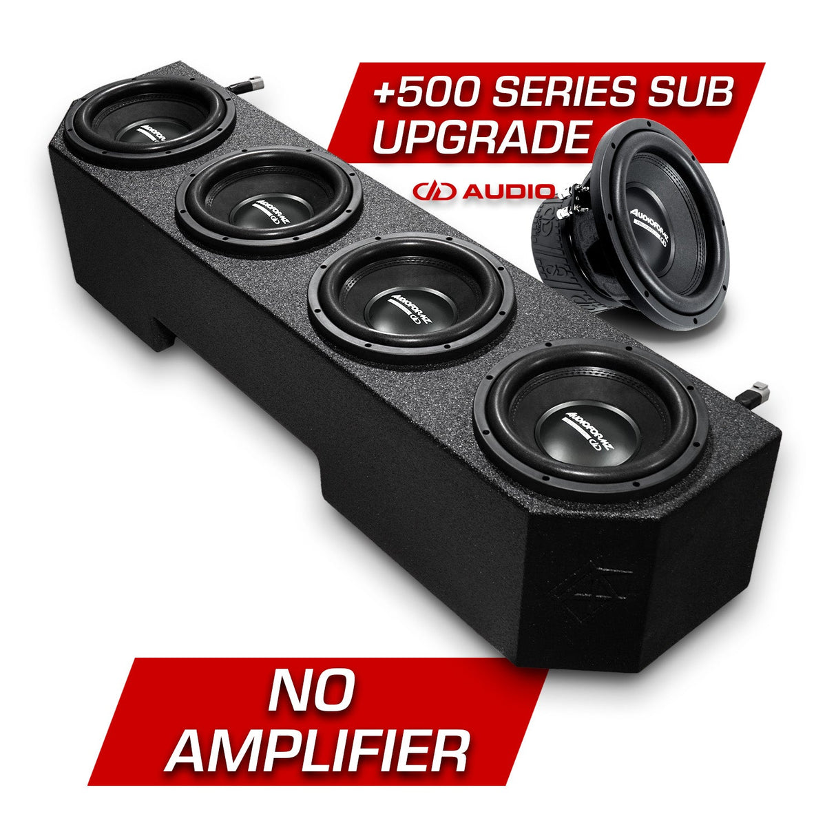 Can-Am Defender 4 10" Under-Seat Subwoofer Box (HD7-HD10) Can-Am