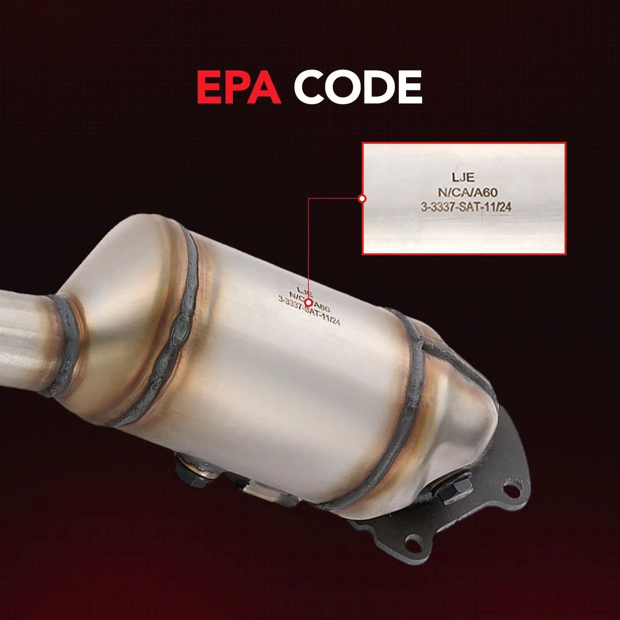 Left Catalytic Converter For 2012 - 2018 Jeep Wrangler JK 2018 Jeep Wrangler JL V6 3.6L