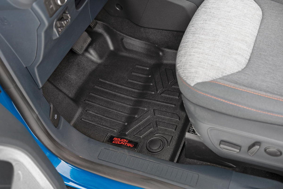Floor Mats Front and Rear Ford Maverick EcoBoost 2WD/4WD (2022-2026) Rough Country