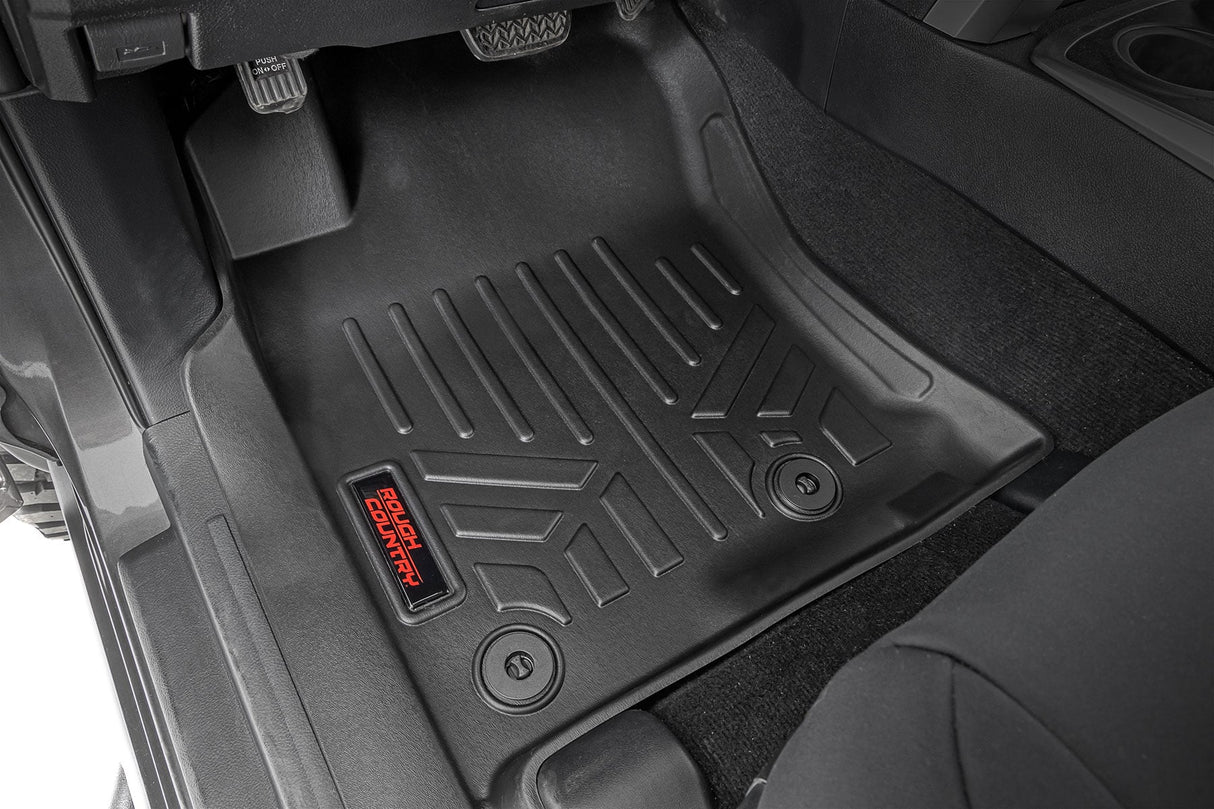 Floor Mats Front and Rear Toyota 4Runner 2WD/4WD (2013-2024) Rough Country