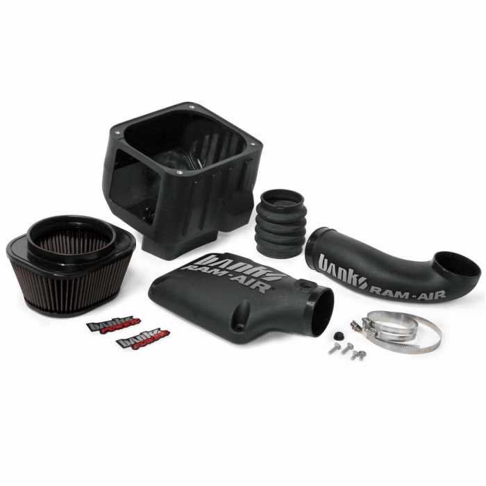 Ram-Air Cold-Air Intake System, Dry Filter for use with 2009-2012 Chevy/GMC, 1500 with Electric Fan Far From Stock - Meyer Distributing