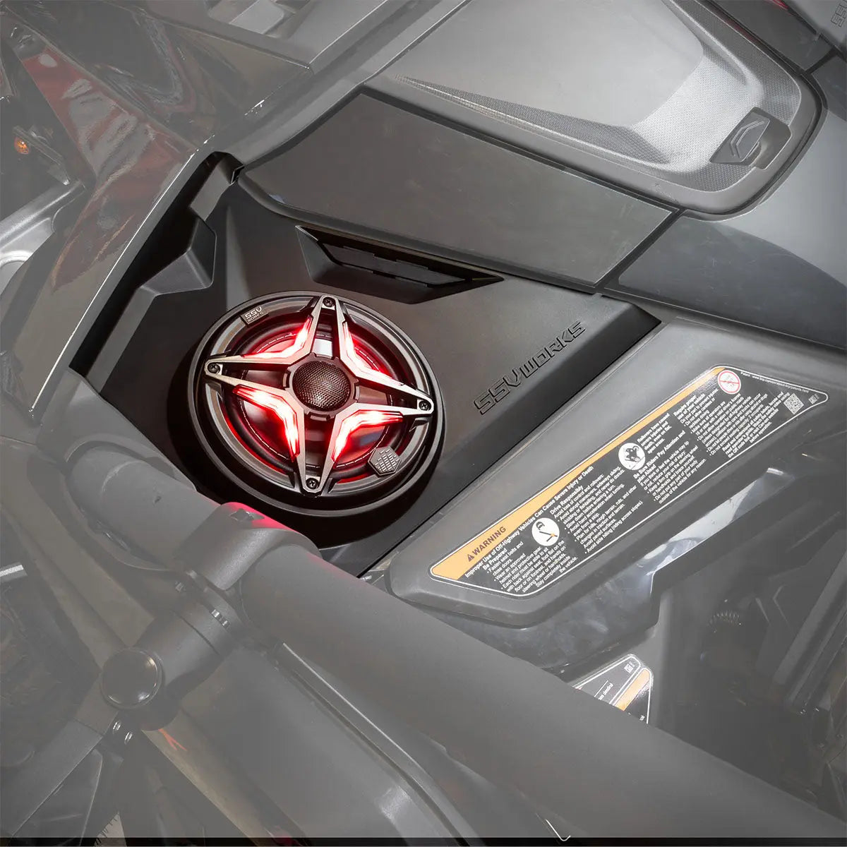 2024-2026 Can-Am® Maverick R Front-Dash 6.5" Speaker-Panels SSV Works