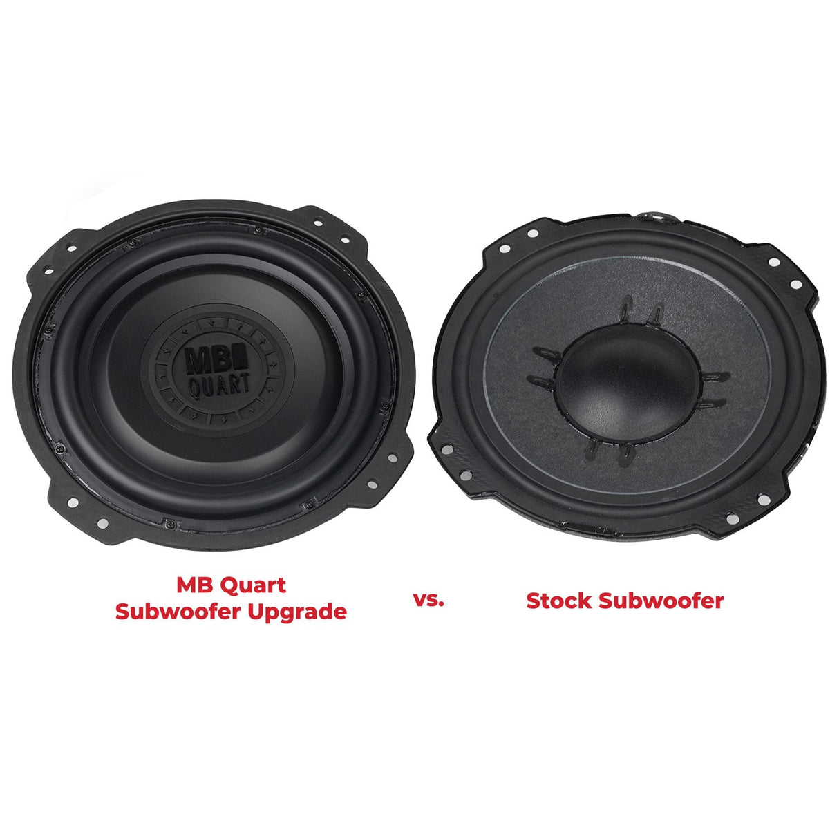 MB Quart 400 Watt Jeep® Wrangler (JL) Tuned OEM Subwoofer Upgrade (MBQJL-SUBR-1) I '18-'26 Jeep JL Wranglers