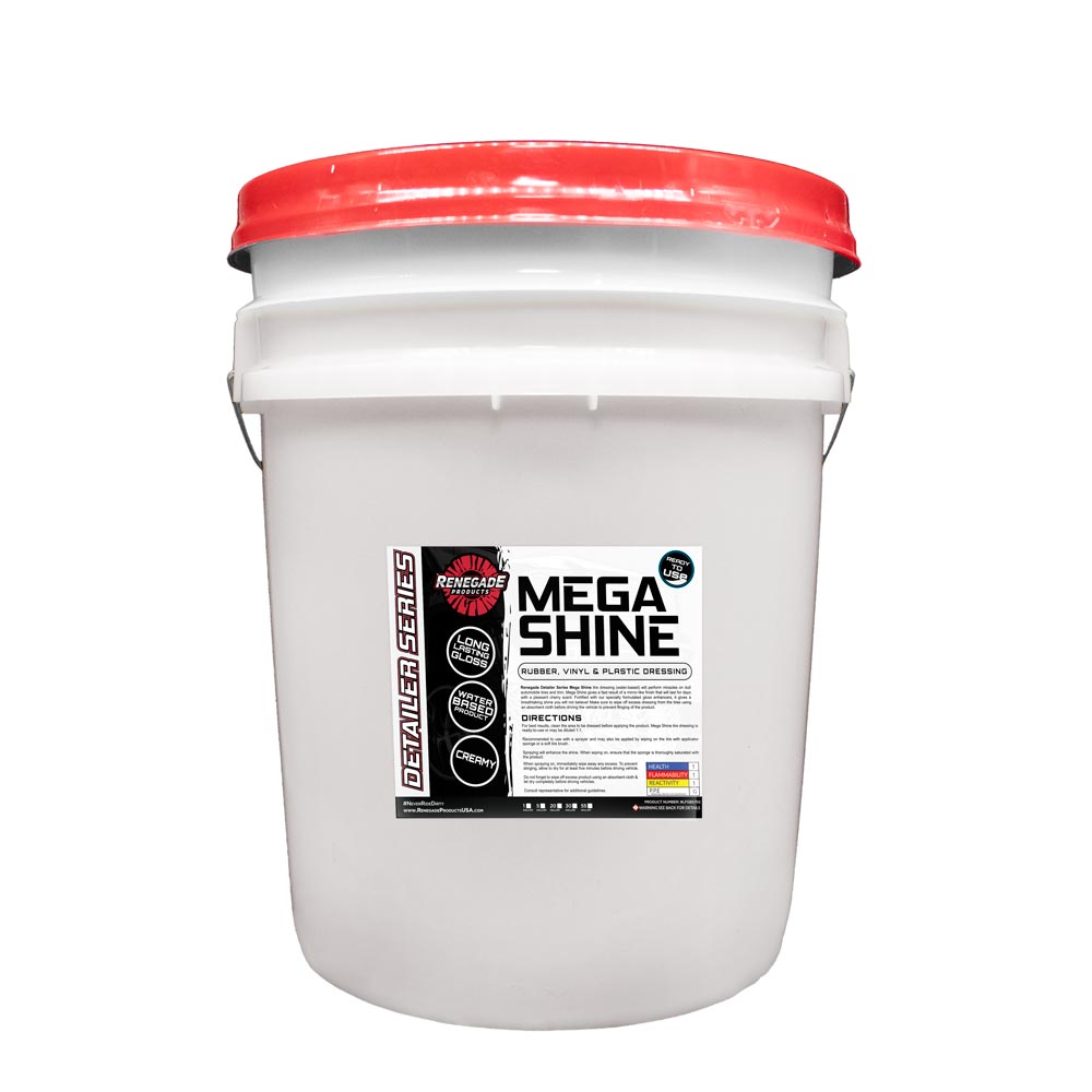 Mega Shine Rubber, Vinyl, & Plastic Dressing