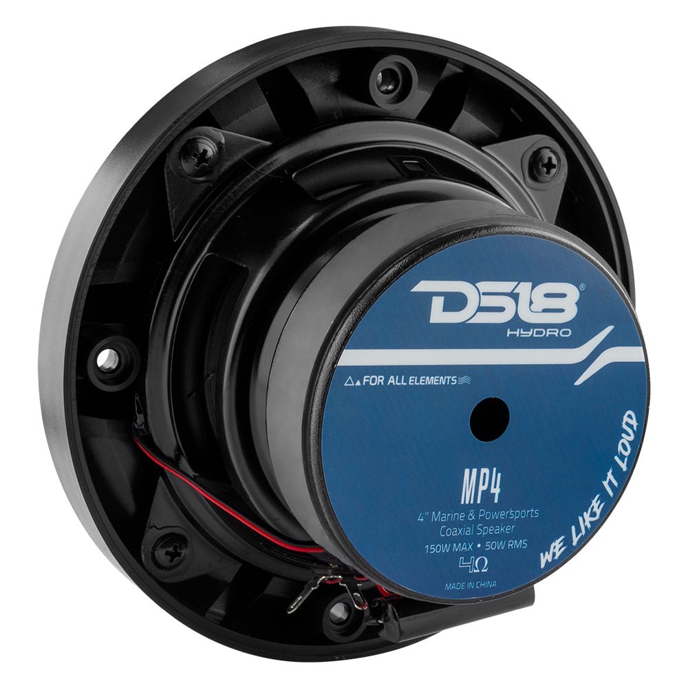 MP 4" 2-Way Coaxial Marine Speaker 50 Watts Rms 4-Ohm