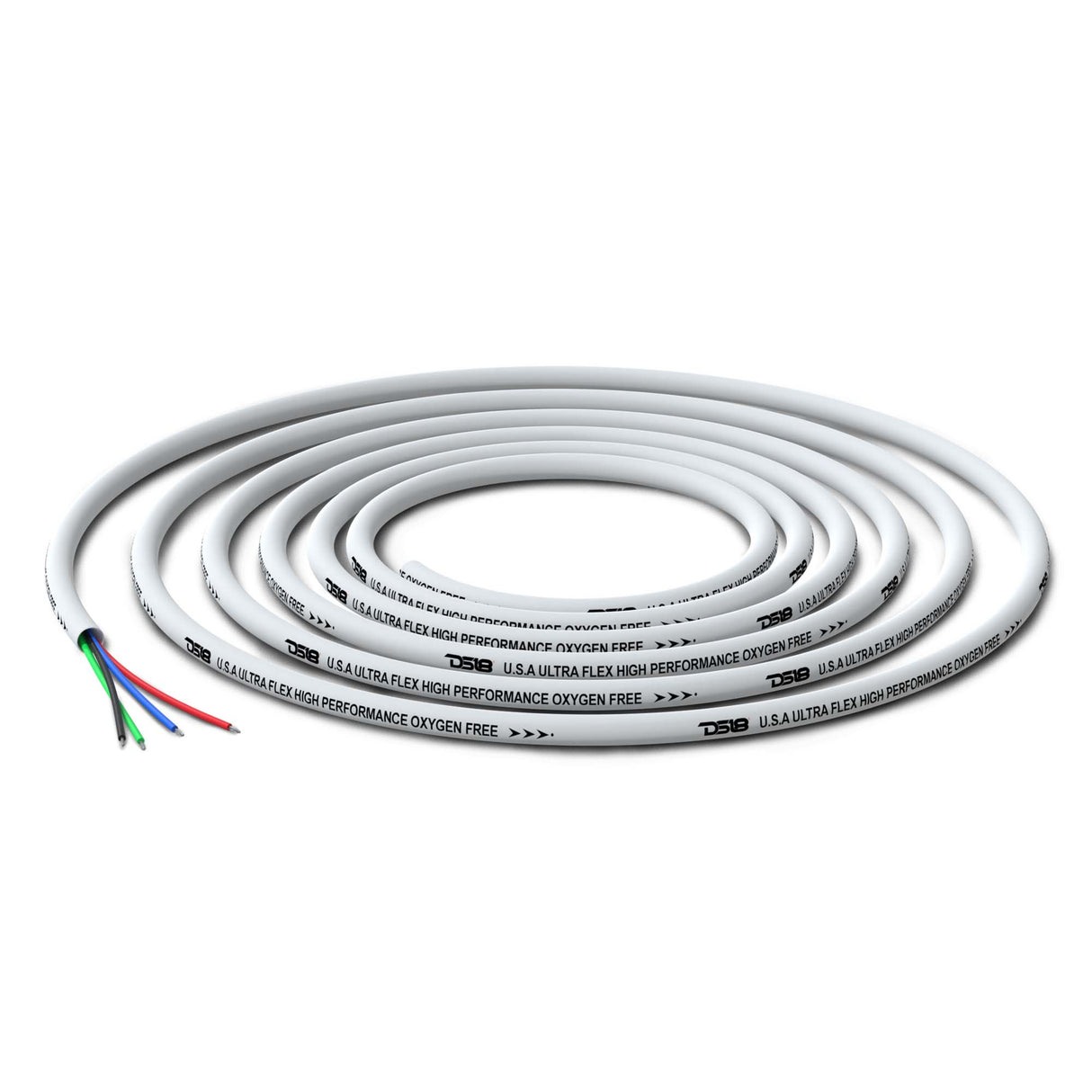 18-GA Marine Tinned 100% Copper OFC LED RGB Wires -sold by the foot