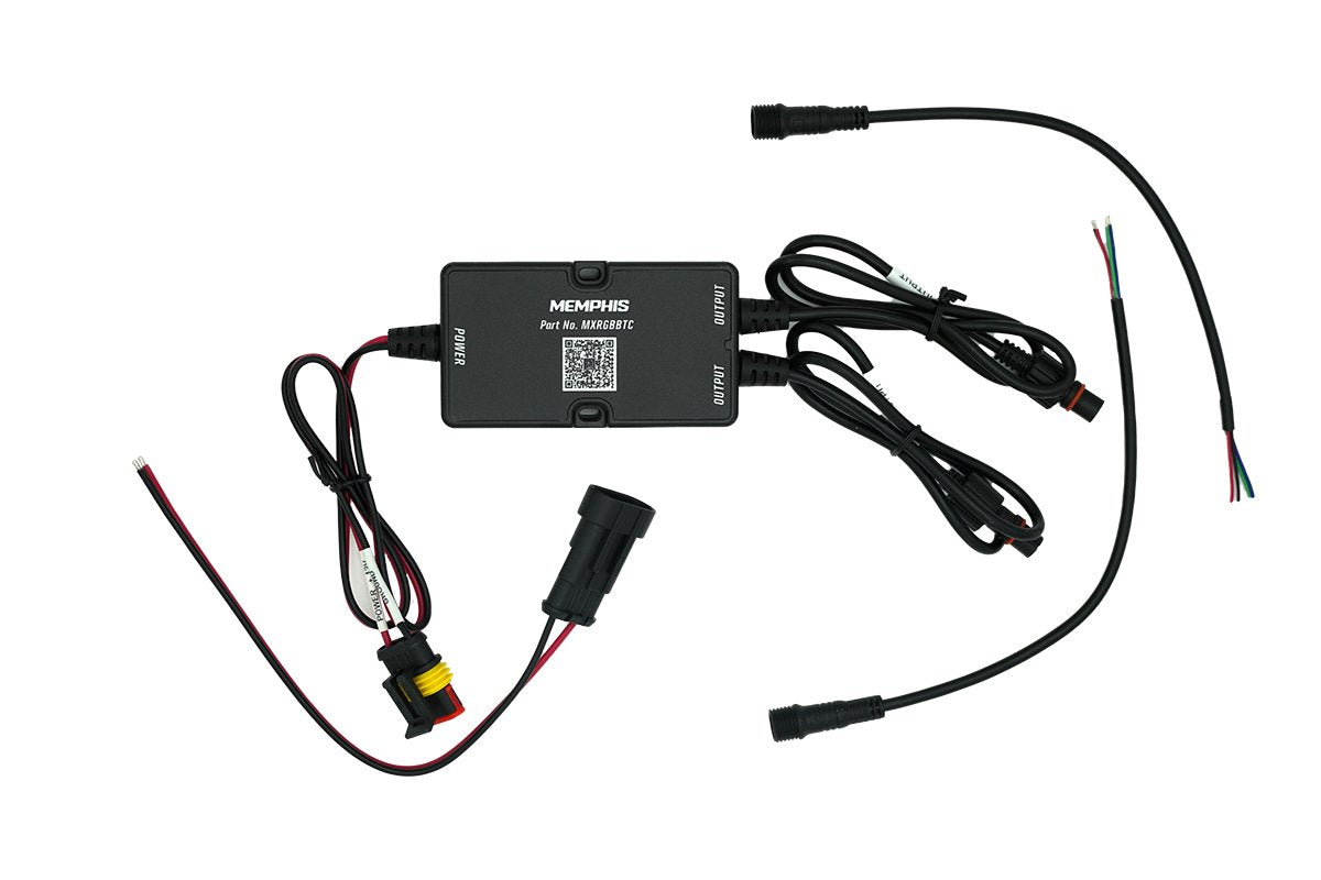 Memphis Audio MXRGBBTC Bluetooth Aura RGB LED Light Controller