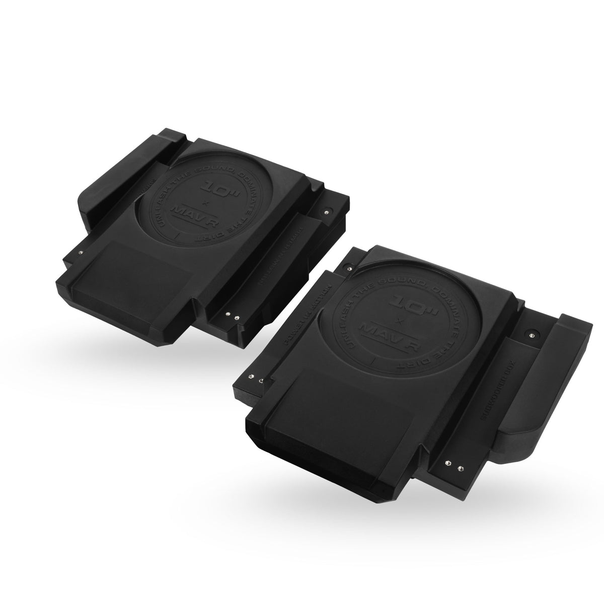 MOTOSOUND Dual 10″ Front Subwoofer Enclosures for Maverick R