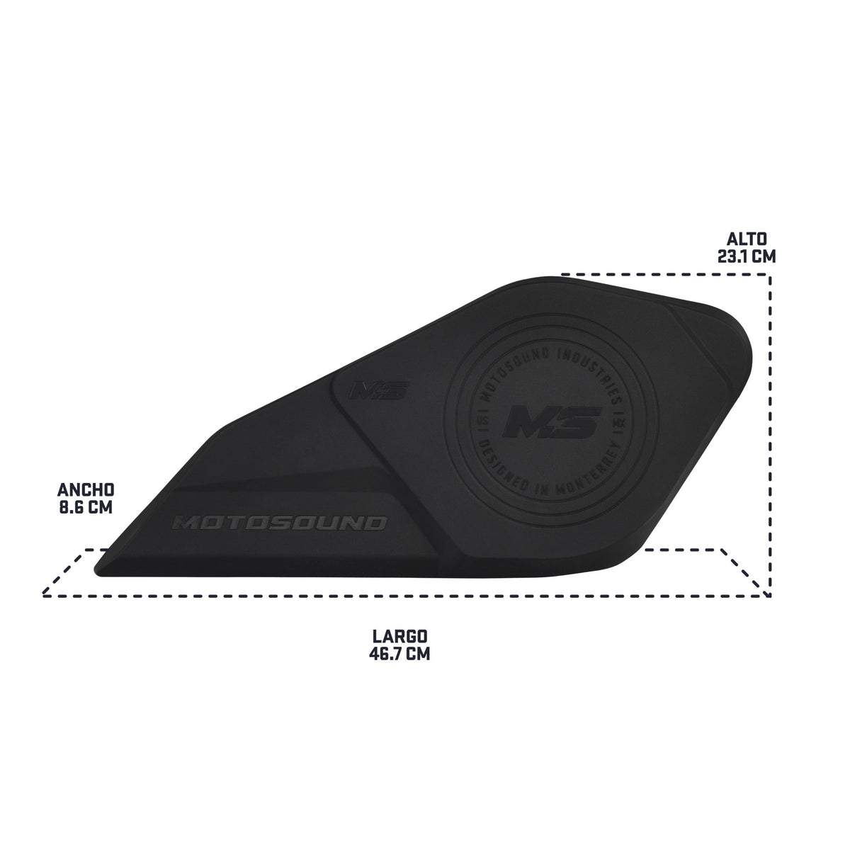 MOTOSOUND 6.5–8″ Lower Door Speaker Enclosures for Maverick R