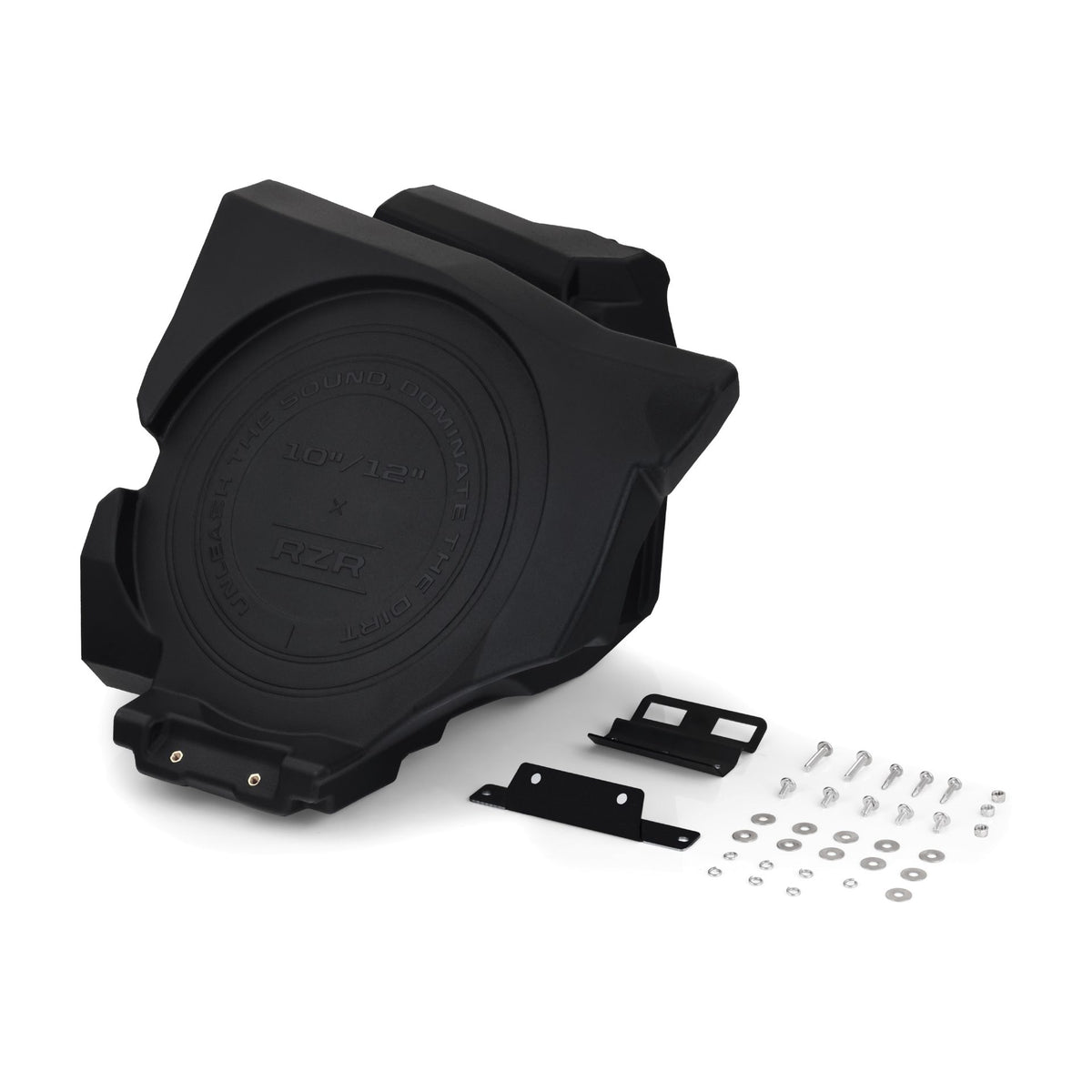MOTOSOUND 10–12″ Passenger Dash Subwoofer Enclosure for RZR Pro