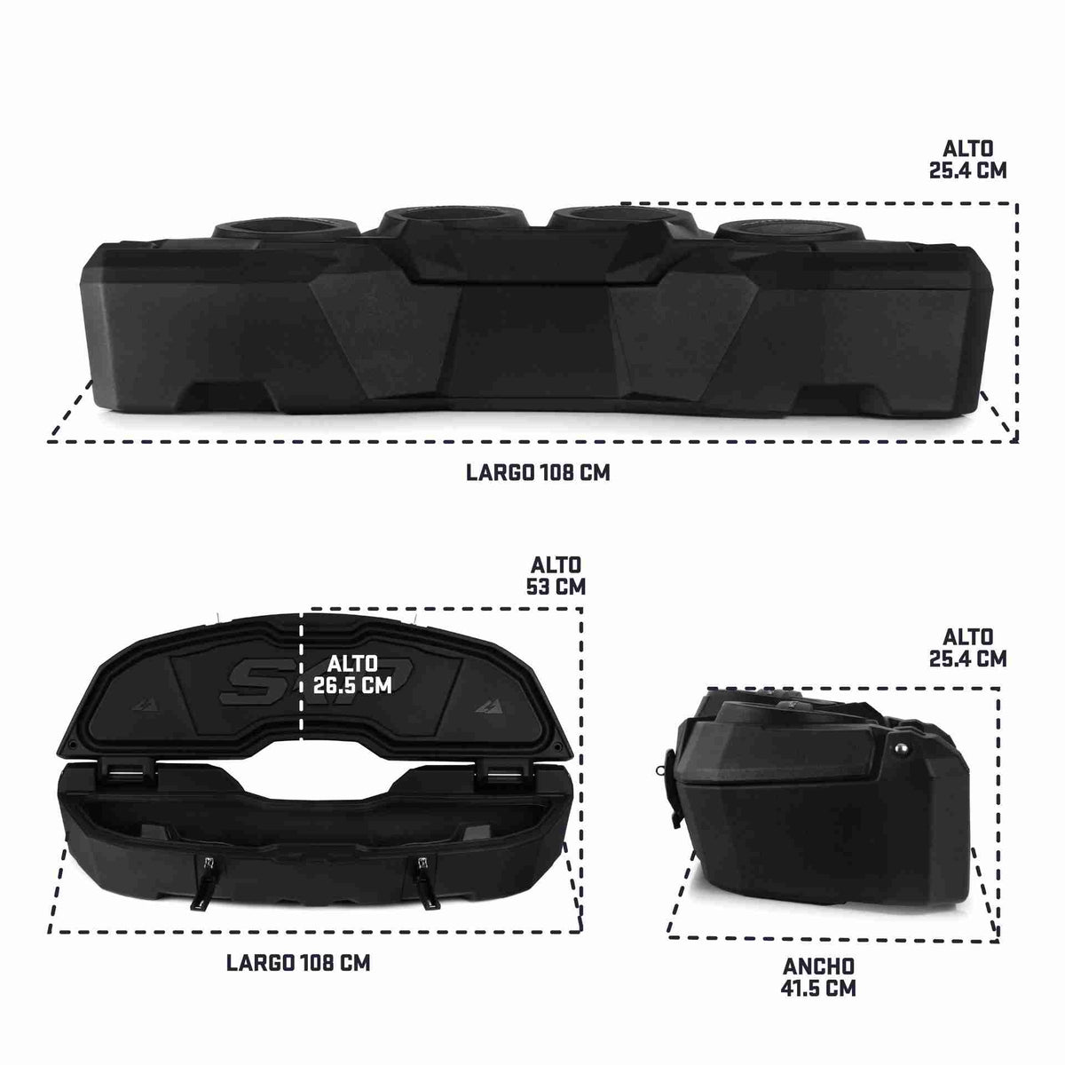 MOTOSOUND Four 6.5″ ATV Toolbox Speaker Enclosure