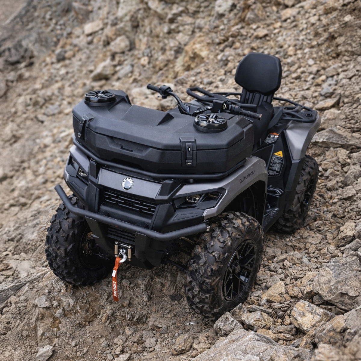 MOTOSOUND Front/Rear Pro Dual 6.5″ Speaker ATV Toolbox