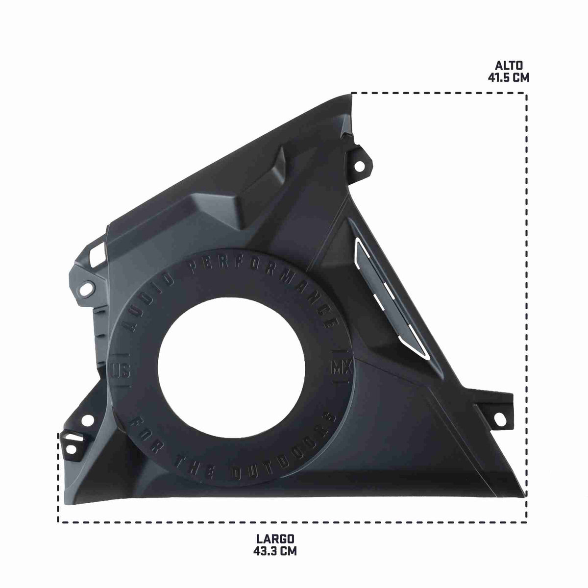 MOTOSOUND 6.5–8″ Dash Speaker Panel for Maverick R