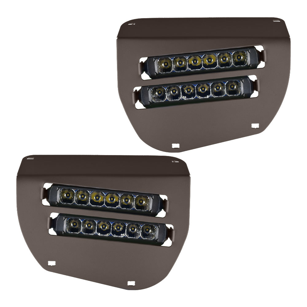 Dual Wide 8" LED Headlights for 2014+ Honda Rancher, Foreman, Rubicon