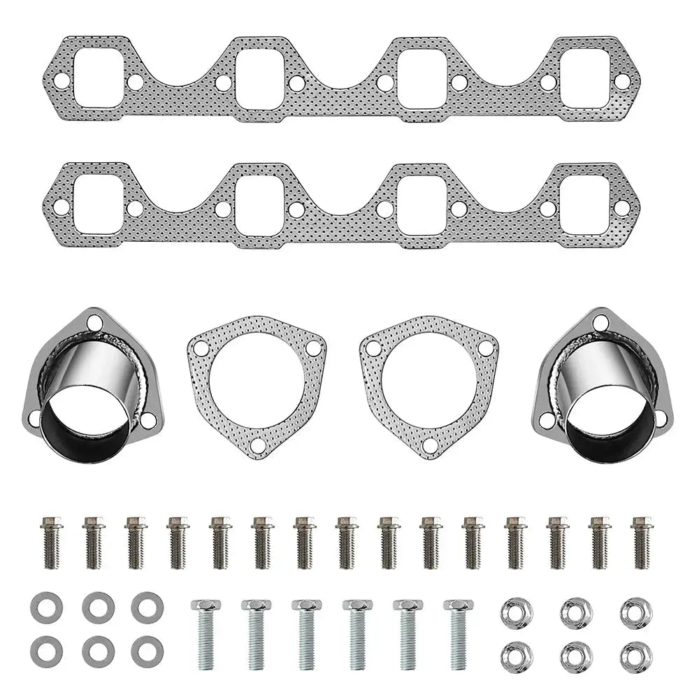 Exhaust Header for 1962-1977 Ford Mustang/Fairlane/Falcon/Maverick/Galaxie 500丨1966-1971 Mercury Comet Cougar 4.3L/4.7L/5.0L V8